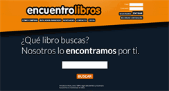 Desktop Screenshot of encuentrolibros.com