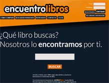 Tablet Screenshot of encuentrolibros.com